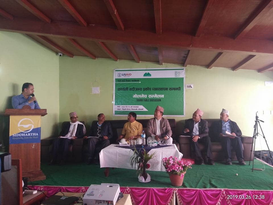﻿Round Table on Downstream Impact, Preparedness and Adaptation in Karnali Watershed